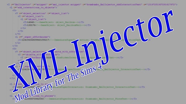 XML Injector Sims 4 MOD
